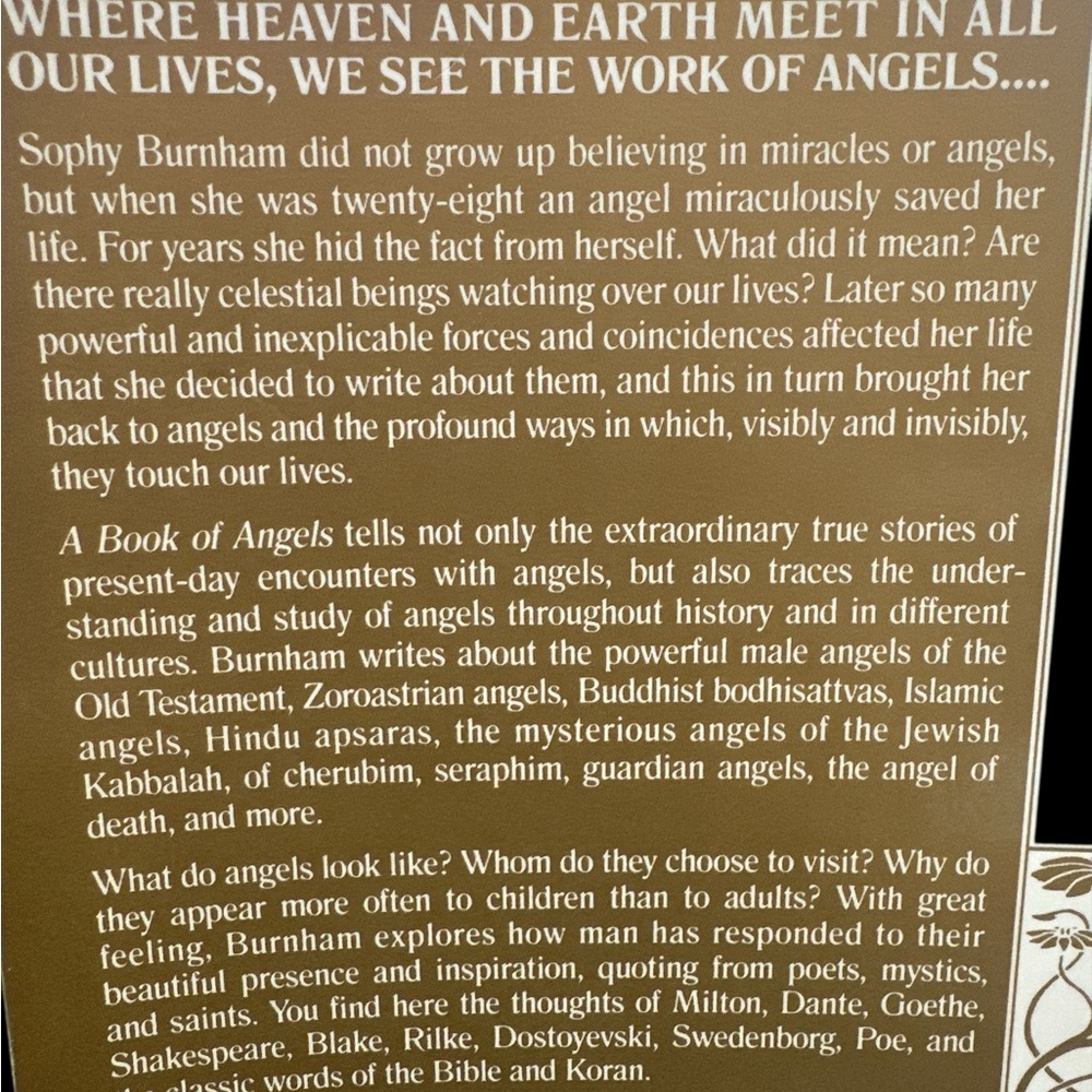 A Book of Angels by Sophy Burnham - Picture 2 of 2